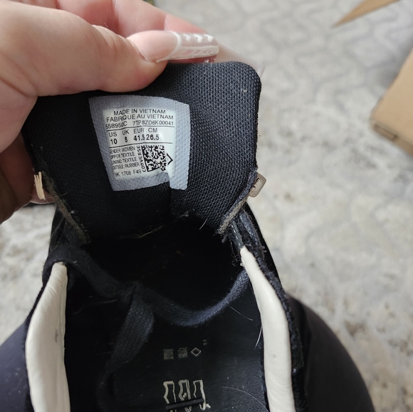 Black velour platform converse - Picture 2 of 9